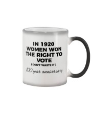 Don't waste your womanly vote Color Changing Mug thumbnail