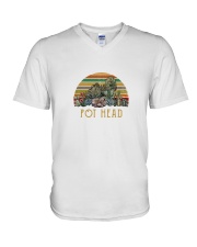 Pot Head V-Neck T-Shirt thumbnail
