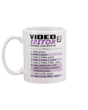 Video Editor - Naming Convention Mug - Coffee Mug Mug back