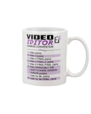 Video Editor - Naming Convention Mug - Coffee Mug Mug front