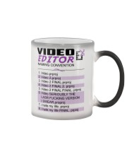 Video Editor - Naming Convention Mug - Coffee Mug Color Changing Mug thumbnail