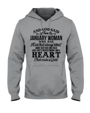 And God Said Let There Be January Woman Hooded Sweatshirt tile