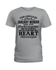 And God Said Let There Be January Woman Ladies T-Shirt tile