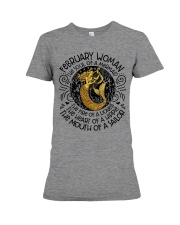 February Woman The Soul Of A Mermaid Premium Fit Ladies Tee tile
