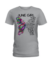 June Girl She Whispered Back I Am The Storm Ladies T-Shirt tile