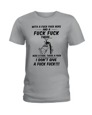Unicorn I don't give Ladies T-Shirt tile