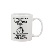 Unicorn I don't give Mug tile