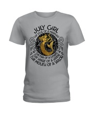 July Girl The Soul Of A Mermaid Ladies T-Shirt tile