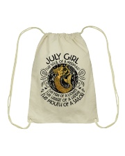 July Girl The Soul Of A Mermaid Drawstring Bag tile