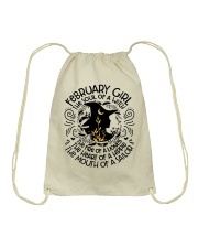 February Girl The Soul Of A Witch Drawstring Bag tile