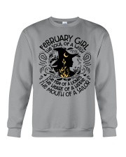 February Girl The Soul Of A Witch Crewneck Sweatshirt tile
