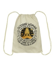 October Woman The Soul Of A Gypsy Drawstring Bag tile