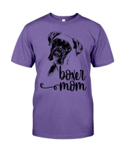 Boxer Mom Dog Face T-Shirt Premium Fit Mens Tee tile