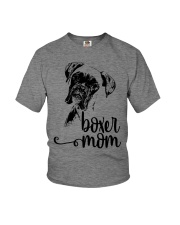 Boxer Mom Dog Face T-Shirt Youth T-Shirt tile