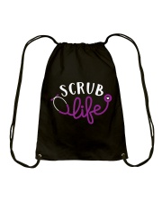 Scrub Life Shirt Nurse Tee Funny Medical T-Shirt Drawstring Bag tile