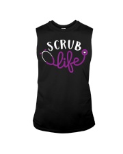 Scrub Life Shirt Nurse Tee Funny Medical T-Shirt Sleeveless Tee tile