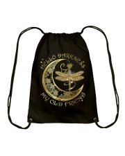 Hello Darkness My Old Friend Drawstring Bag tile