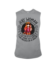July Woman The Soul Of A Sunflower Sleeveless Tee tile