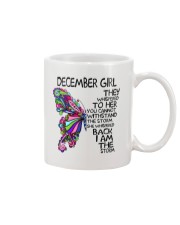 December Girl She Whispered Back I Am The Storm Mug tile