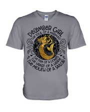 December Girl The Soul Of A Mermaid V-Neck T-Shirt tile