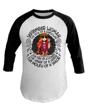 September Woman The Soul Of A Sunflower Baseball Tee tile