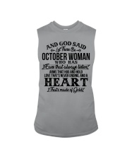 And God Said Let There Be October Woman Sleeveless Tee tile