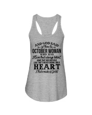 And God Said Let There Be October Woman Ladies Flowy Tank tile