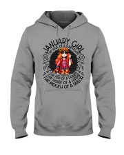 January Girl The Soul Of A Sunflower Hooded Sweatshirt tile