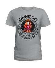 January Girl The Soul Of A Sunflower Ladies T-Shirt tile