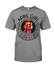 April Girl The Soul Of A Sunflower Premium Fit Mens Tee tile