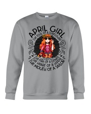 April Girl The Soul Of A Sunflower Crewneck Sweatshirt tile