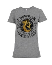 November Girl The Soul Of A Mermaid Premium Fit Ladies Tee tile