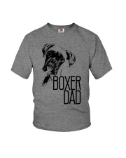 Mens Boxer Dad Dog Face T-Shirt Youth T-Shirt tile
