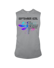 Dragonfly September Girl She Whispered The Storm Sleeveless Tee tile