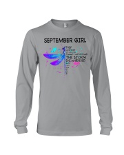 Dragonfly September Girl She Whispered The Storm Long Sleeve Tee tile