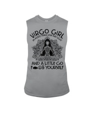Virgo girl I'm mostly peace love and light Sleeveless Tee tile