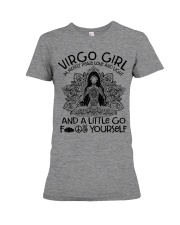 Virgo girl I'm mostly peace love and light Premium Fit Ladies Tee tile