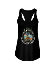 What A Wonderful World Hippie Ladies Flowy Tank tile