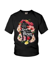 All i need is love and a Boxer Youth T-Shirt thumbnail
