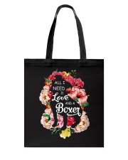 All i need is love and a Boxer Tote Bag thumbnail