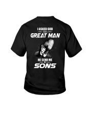 I Asked God For a Great Man Youth T-Shirt thumbnail