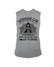 September girl I'm mostly peace love and light Sleeveless Tee tile