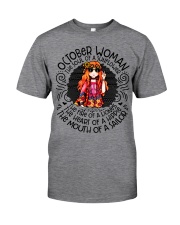 October Woman The Soul Of A Sunflower Classic T-Shirt front