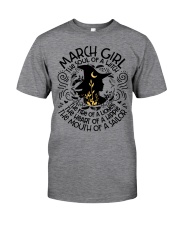 March Girl The Soul Of A Witch Classic T-Shirt front