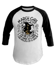 March Girl The Soul Of A Witch Baseball Tee tile