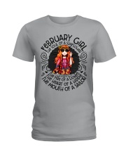 February Girl The Soul Of A Sunflower Ladies T-Shirt tile