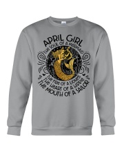 April Girl The Soul Of A Mermaid Crewneck Sweatshirt tile