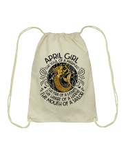 April Girl The Soul Of A Mermaid Drawstring Bag tile