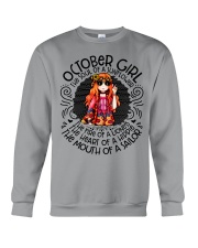 October Girl The Soul Of A Sunflower Crewneck Sweatshirt tile