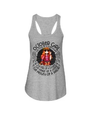 October Girl The Soul Of A Sunflower Ladies Flowy Tank tile